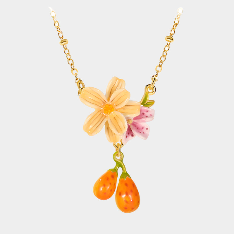 Valencia Orange Necklace