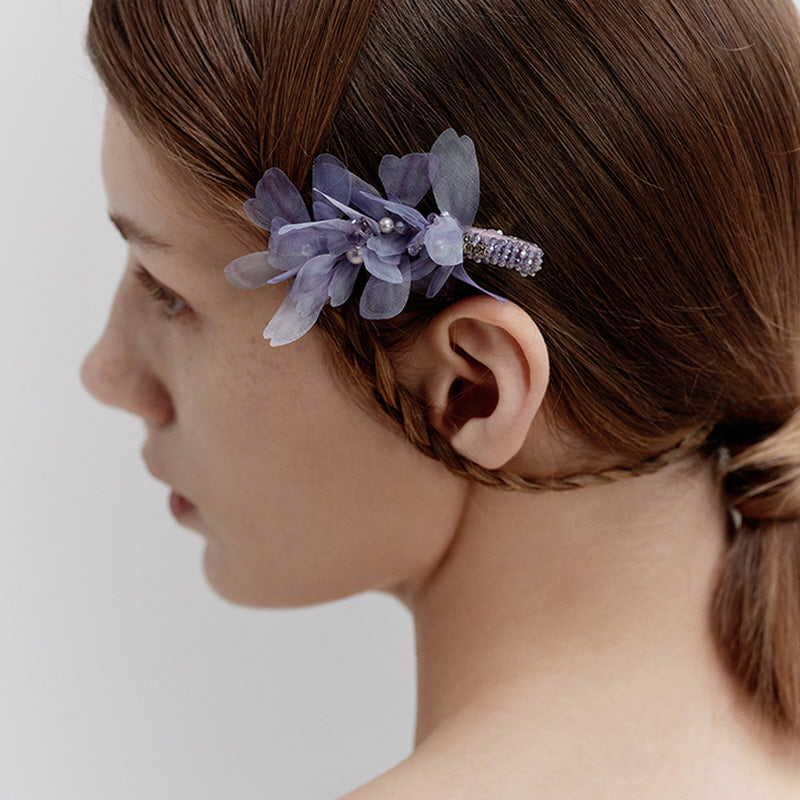 Lavender Petal Whisper Side Clip