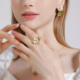 Kumquat & Blossom Ring