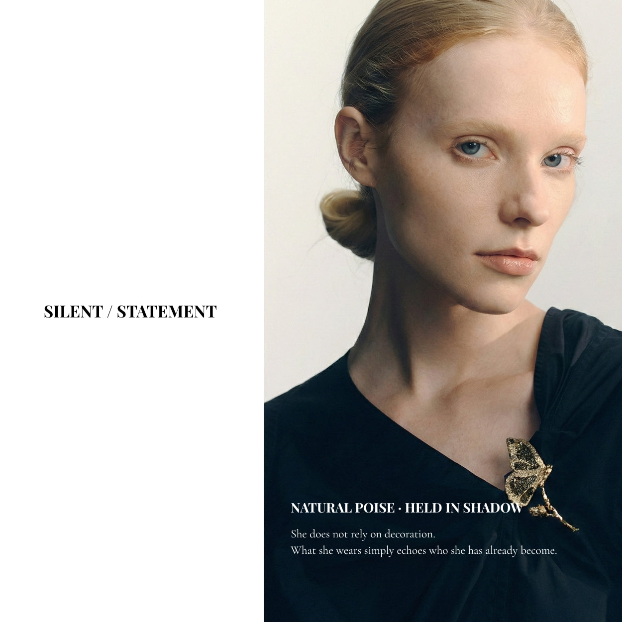 Aurelia Nocturne Butterfly Brooch