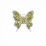 Champagne Wing Crystal Clip