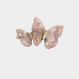 Pink Serenity Butterfly Barrette