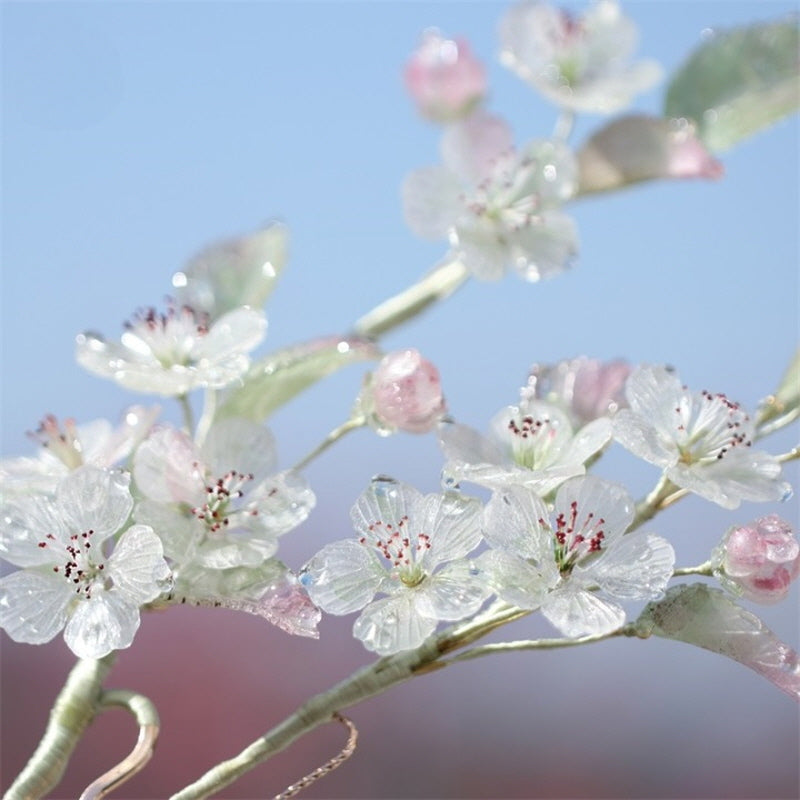 Dewdrop Sakura U-Shaped Hair Stick