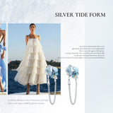 Blue Aqueous Drift Earrings