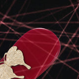 Aureate Drift Butterfly Clip