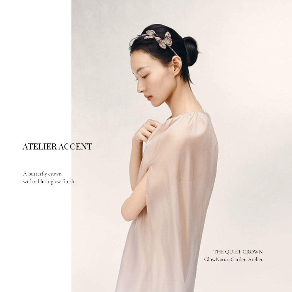 Pink Serenity Butterfly Headband