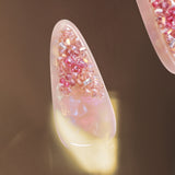 Crystal Petal Rose Barrette