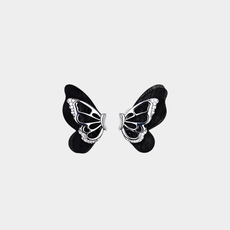 Noir Papillon Butterfly Earrings
