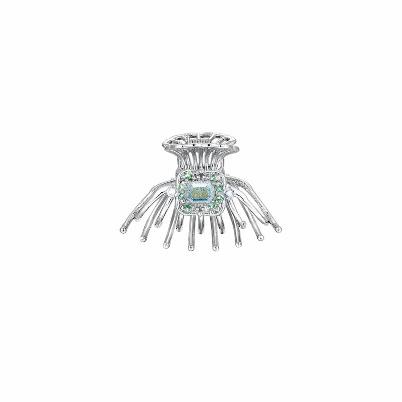 Blue Crystalwave Claw Clip