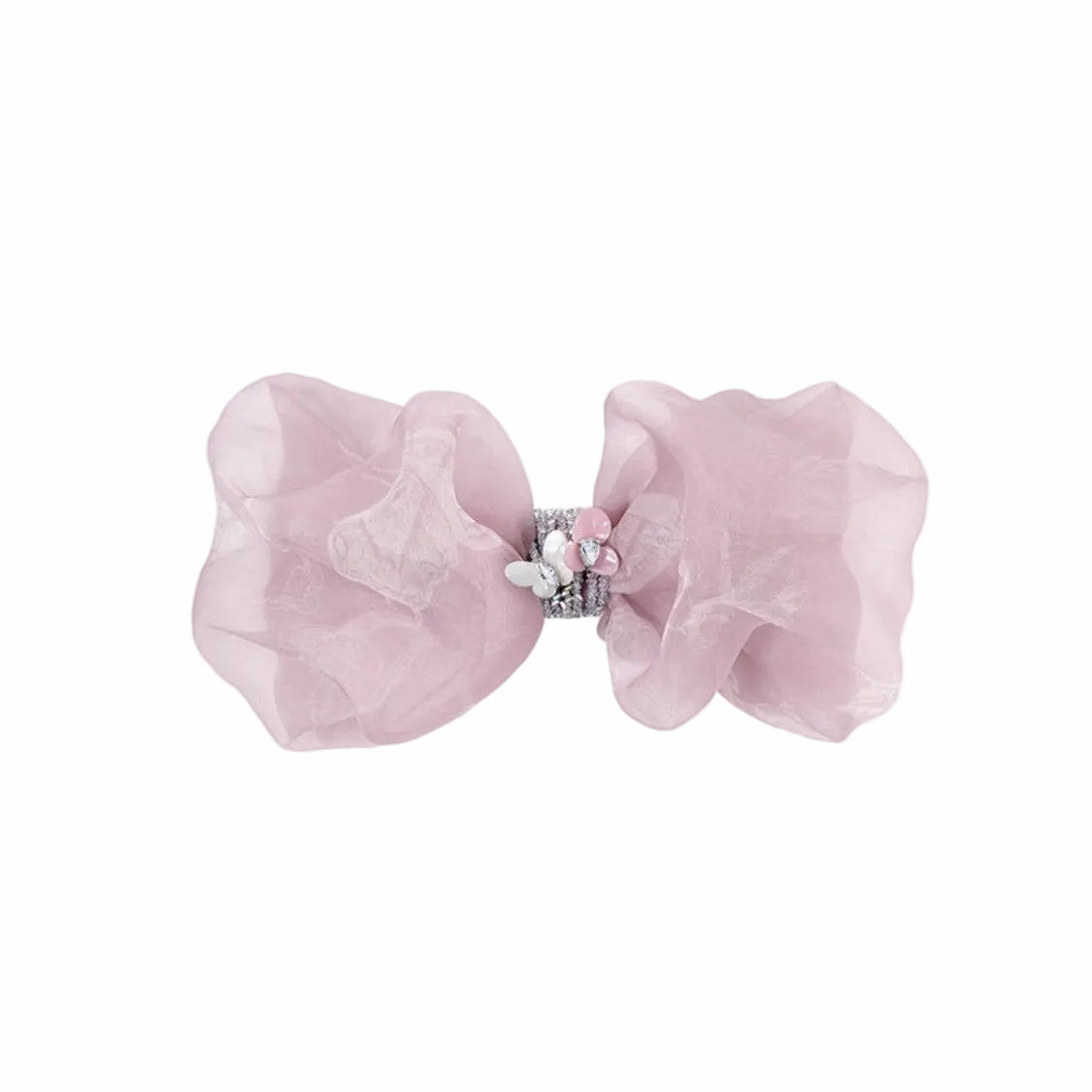 Celeste Luster Garden Bow Pin