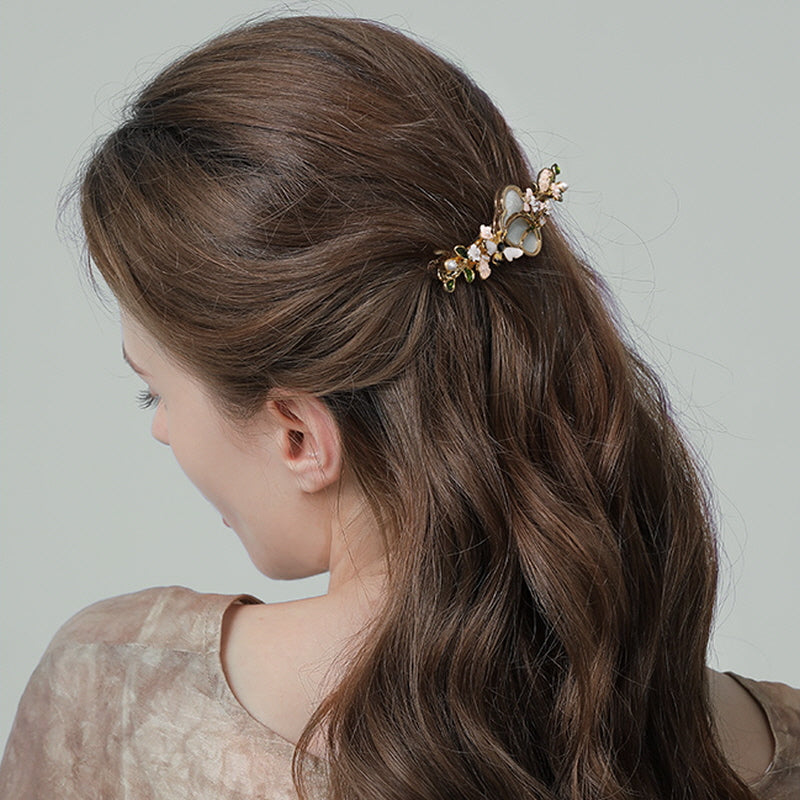Secret Garden Begonia Hair Pin