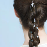 Coral Dream Hair Braid Chain