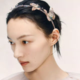 Pink Serenity Butterfly Headband