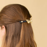 Golden Bright Butterfly Hair Pin