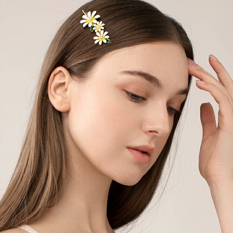 Daisy Side Hair Clip