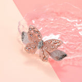 Elegant Blush Butterfly Hair Pin