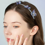 Violet Butterfly Headband