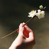 Royal Plum Blossom Bamboo Hair Stick