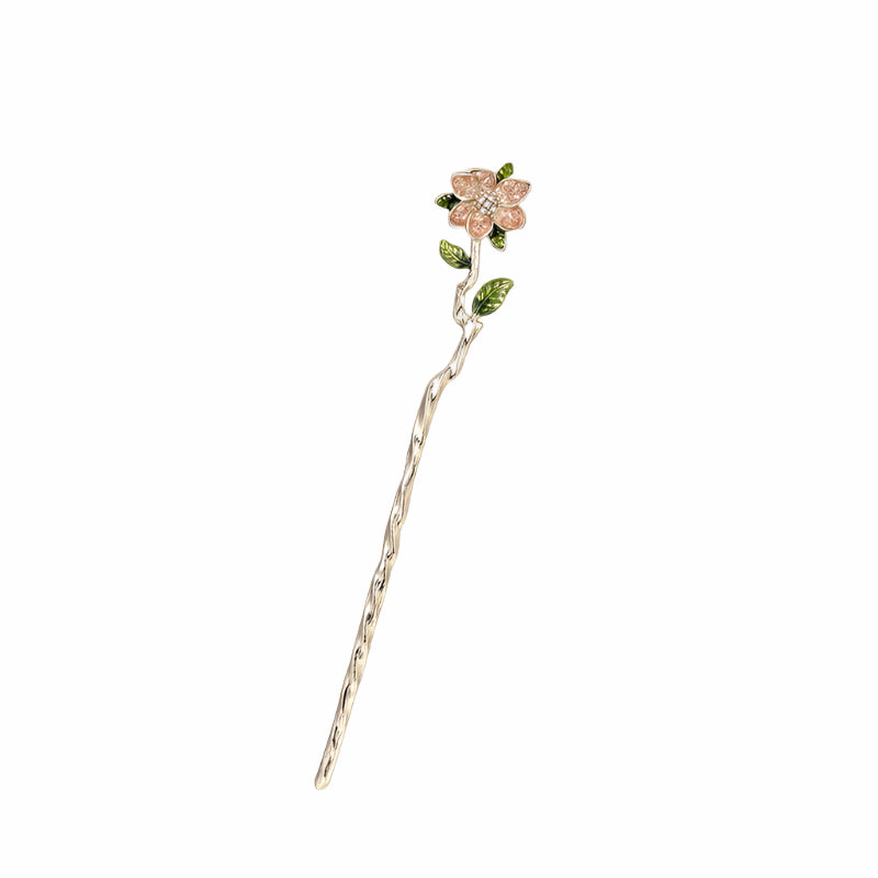 Rosé leaf Charm Hair Stick