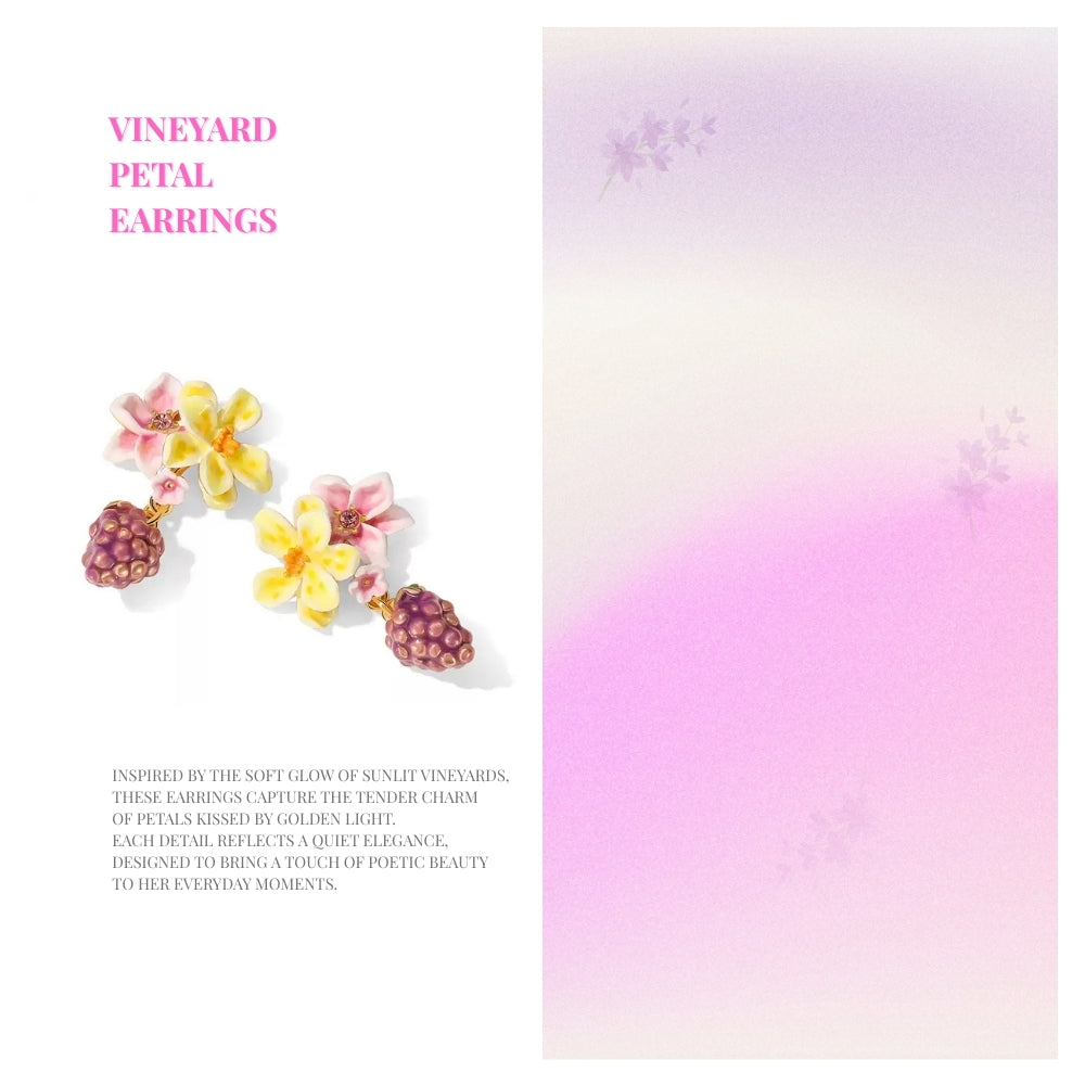 Vineyard Petal Earrings