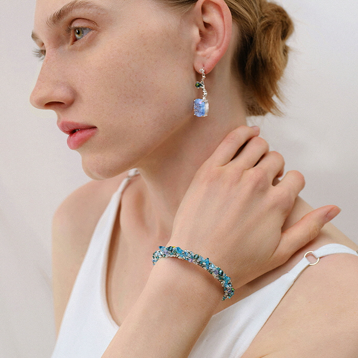 Ocean Shimmer Fragment Bracelet