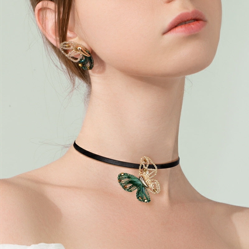 Dream Butterfly Choker Necklace