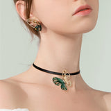 Dream Butterfly Choker Necklace