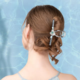 Crystal Glow Ocean Wave Hair Clip