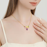 Grape Blossom Necklace