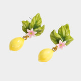 Lemon Flower Earrings