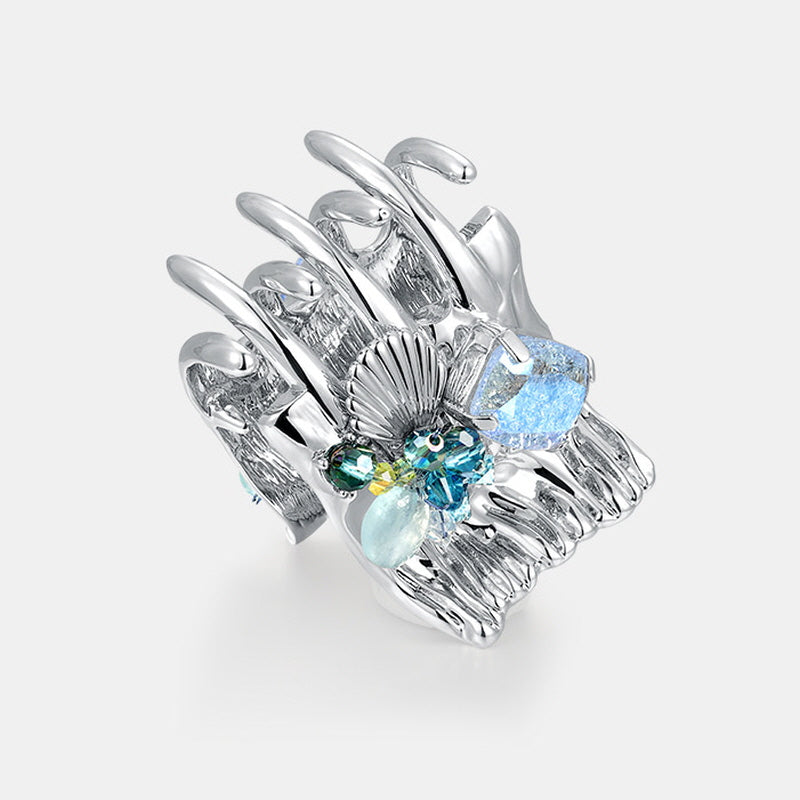 Blue Marine Luster Clip