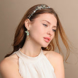 Emerald Garden Butterfly Earrings