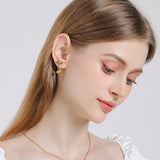 Minimal Kumquat Earrings