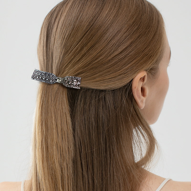 Celestial Star Black Diamond Hair Pin