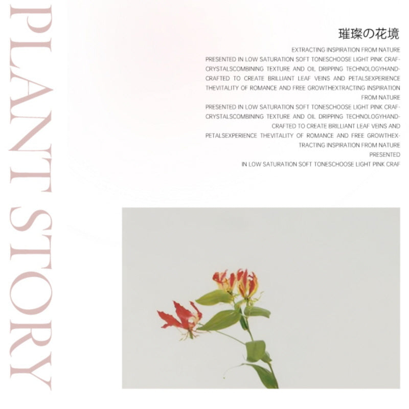 Rosé leaf Charm Hair Stick