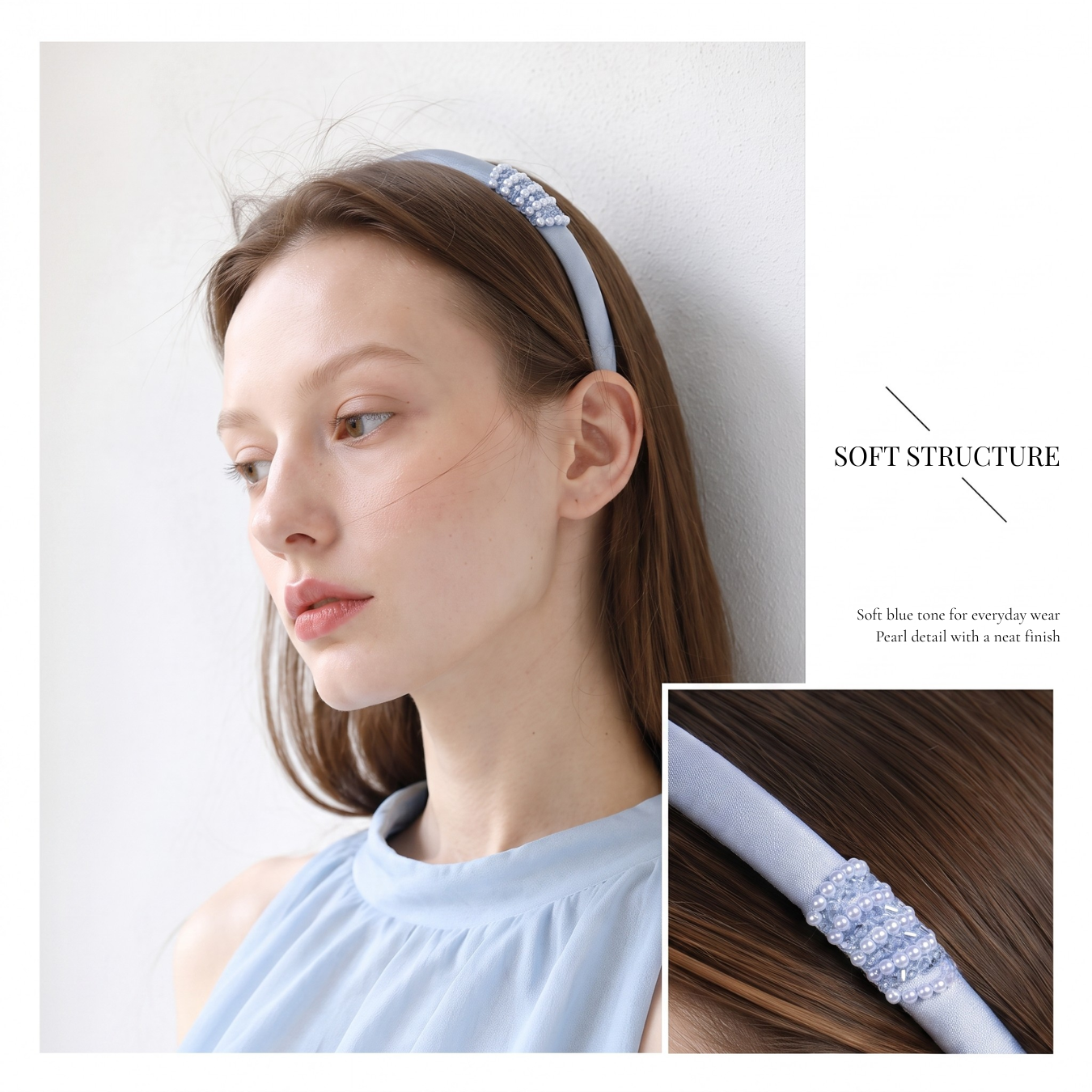 Nacre Veil Headband