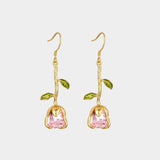 Crystal Rose Collection ㅡ Earrings & Brooch