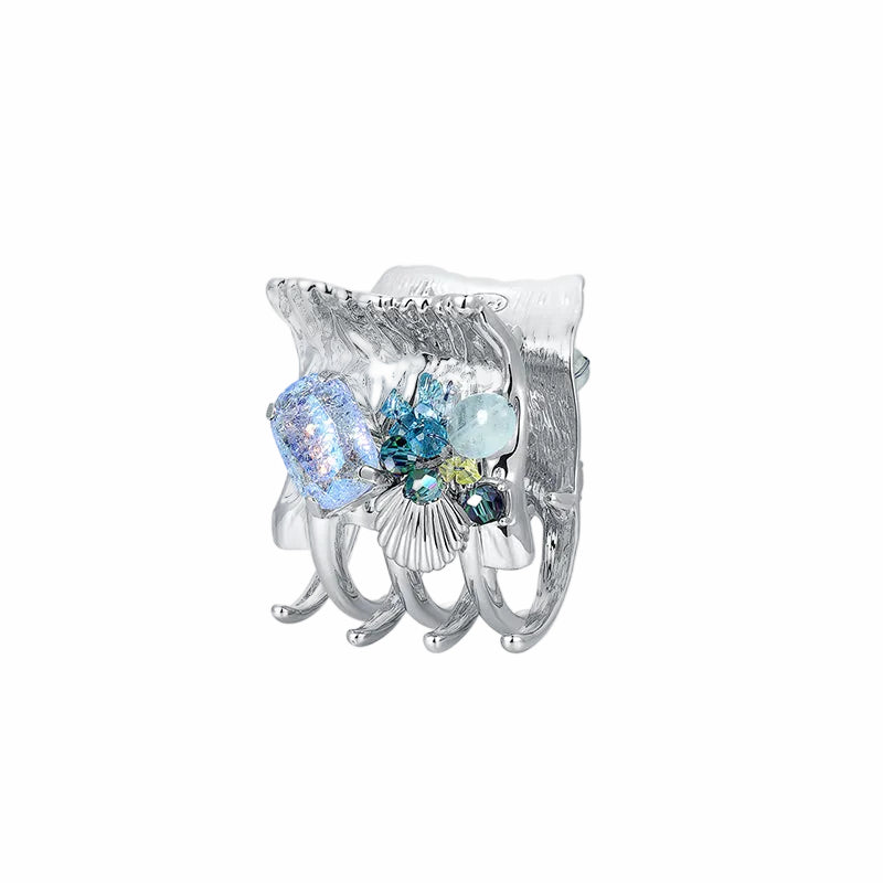 Blue Marine Luster Clip