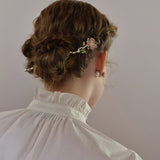 Rosé leaf Charm Hair Stick