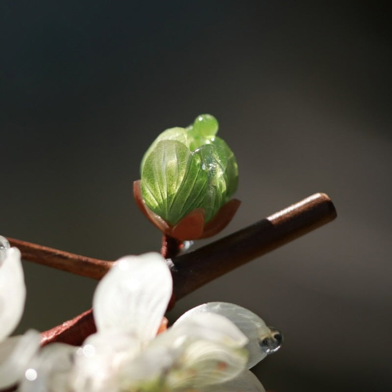 Royal Plum Blossom Bamboo Hair Stick