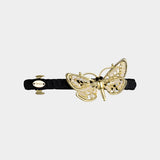 Golden Bright Butterfly Hair Pin