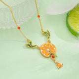 Lemon Slices Necklace