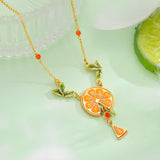 Sunlit Lemon Necklace