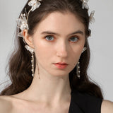 Pearlwing Butterfly Queen Earrings