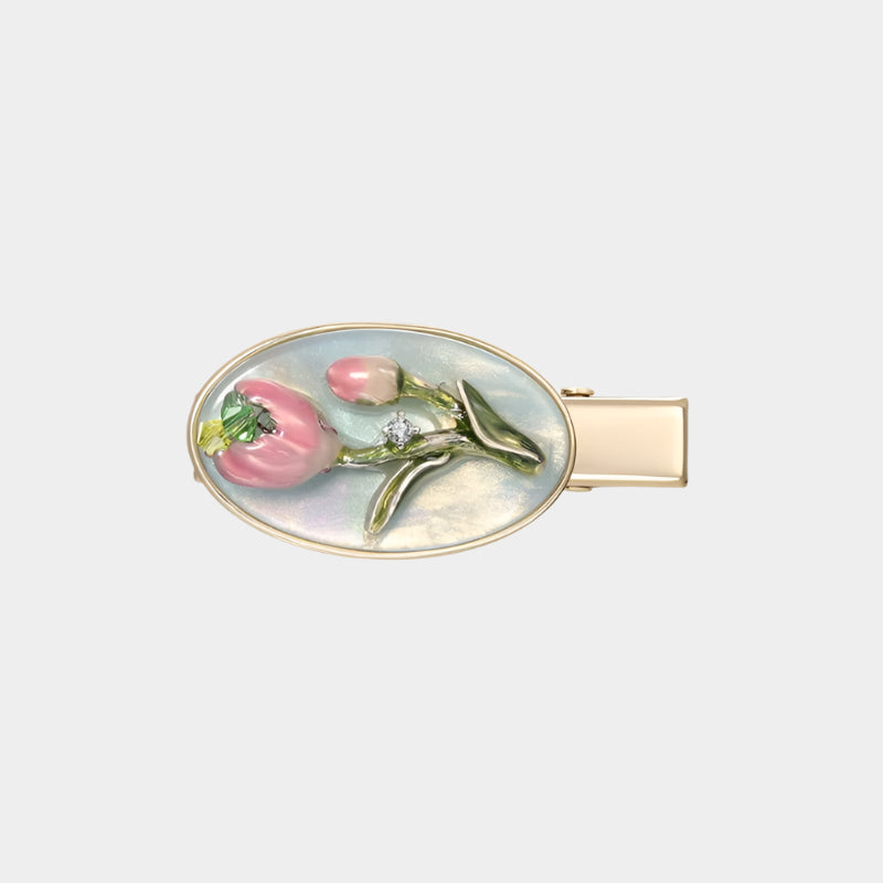 Tulip Poem Hair Clip