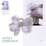 Lavender Petal Whisper Claw Clip