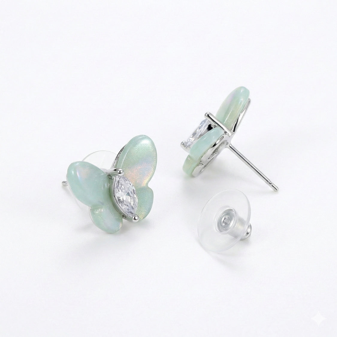 Celeste Luster Butterfly Earrings
