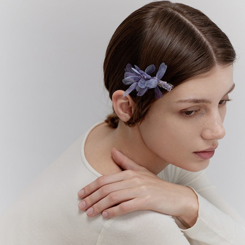 Lavender Petal Whisper Side Clip