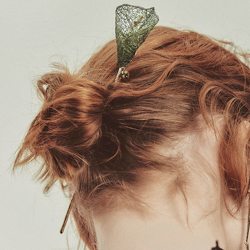Natures Whisper Leaf Hair Stick