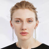 Aqua Tidal Ray Earrings